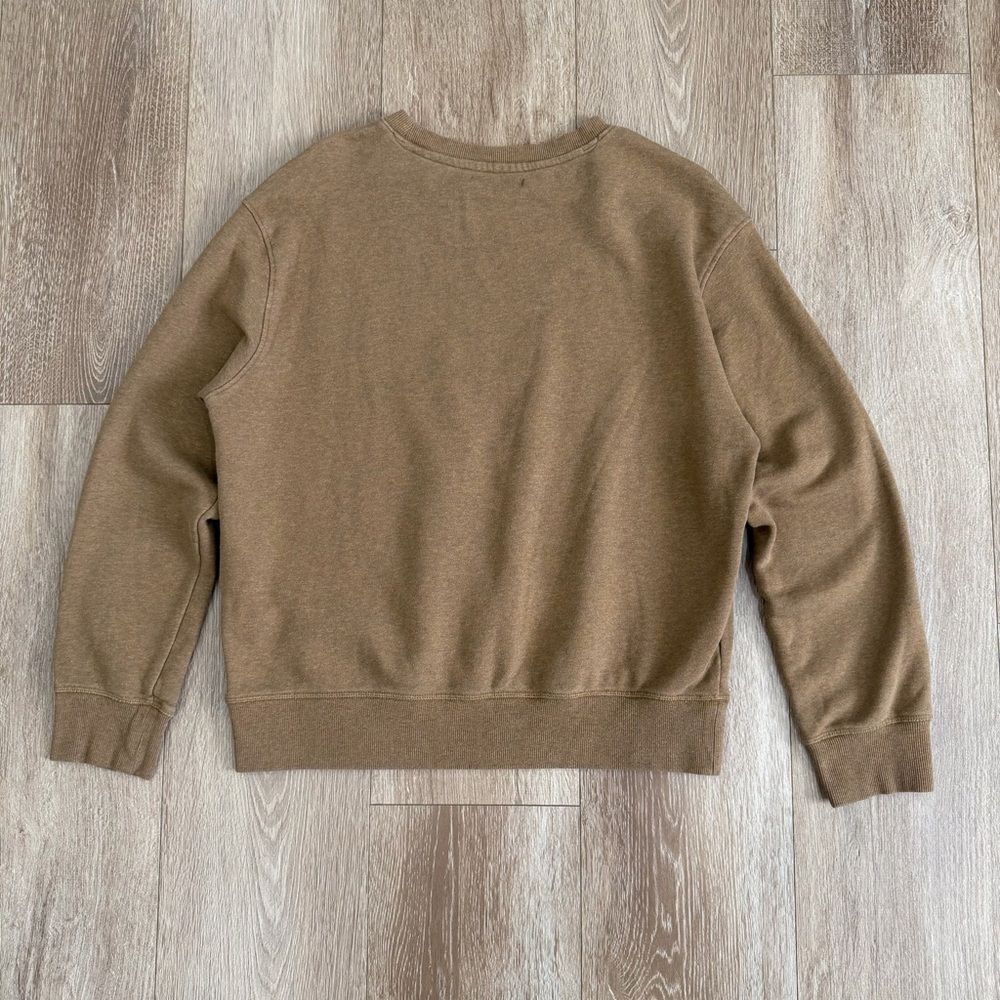 Prana Organic Cotton Humble Bee Graphic Sweatshirt Tee Size Medium Brown / Tan - Picture 7 of 11